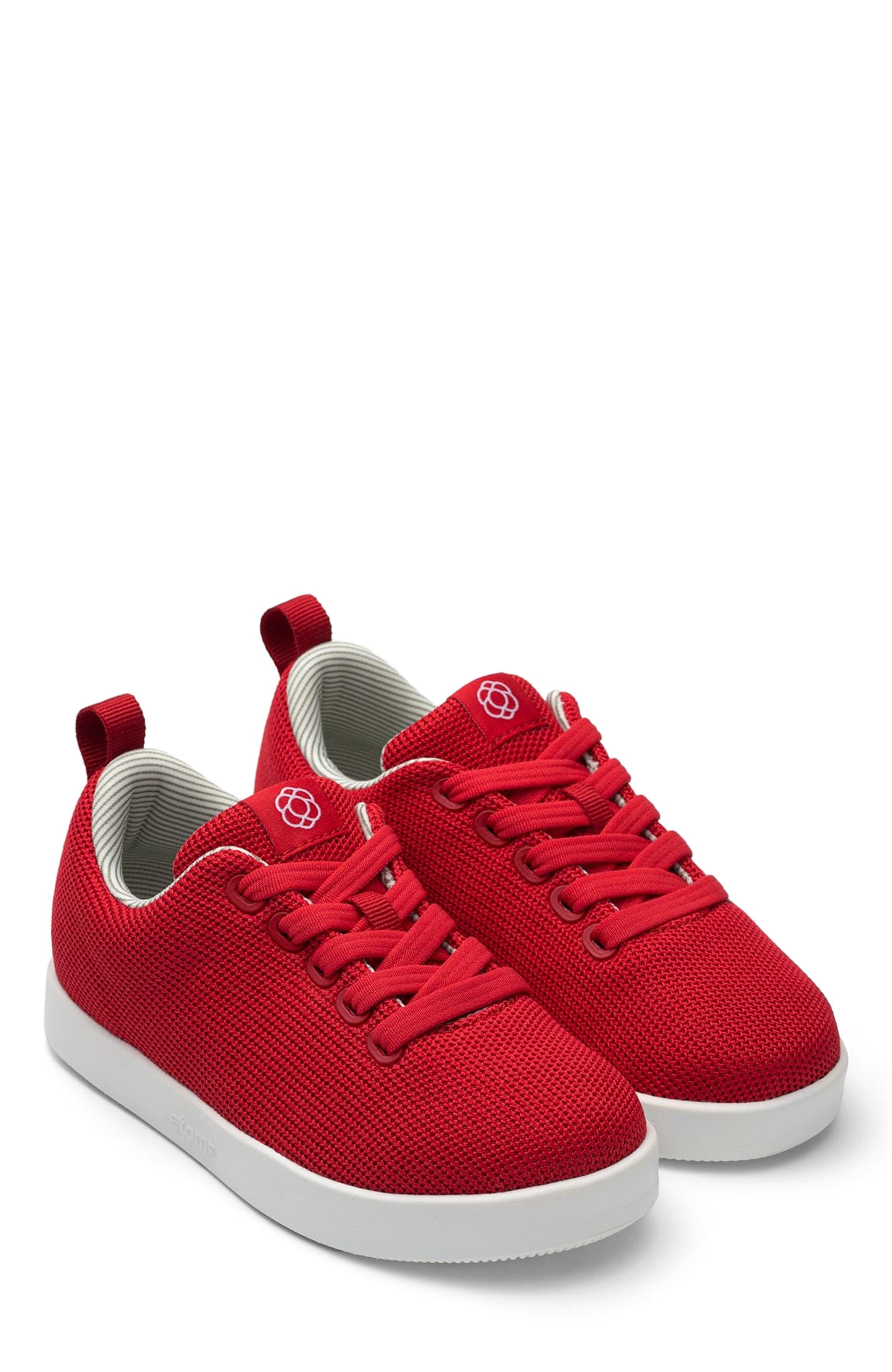 Atoms Model 123 Sneakers, Alternate, color, Red
