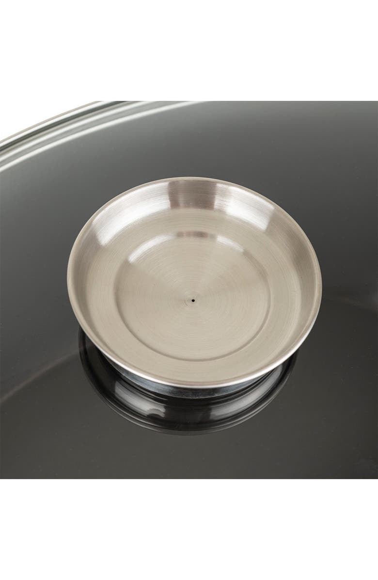 Viking 8.6 Quart Die Cast Oval Roaster w/Glass Basting Lid, Alternate, color, 