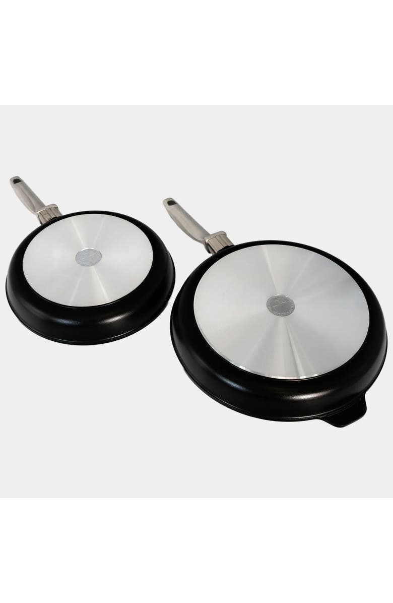 Swiss Diamond CHD Nonstick Fry Pan Duo, 9.5-Inch & 11-Inch, 2-Piece Set, Alternate, color, Black