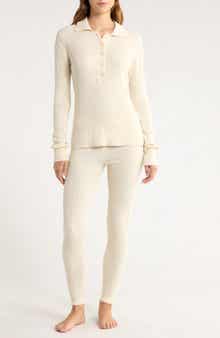 Papinelle Colette Cozy Cotton Blend Rib Pajamas