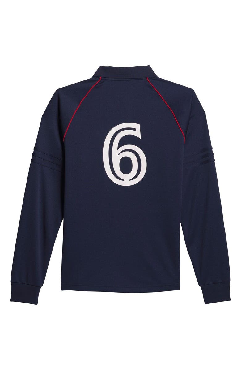 adidas Men's adidas Navy Orchard x New England Revolution Skateboarding Long Sleeve Jersey, Alternate, color, Navy