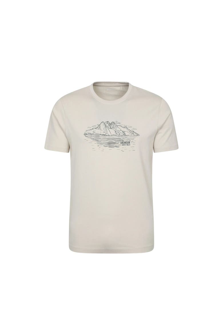 Snowdon Mountain Short-Sleeved T-Shirt, Main, color, Off White