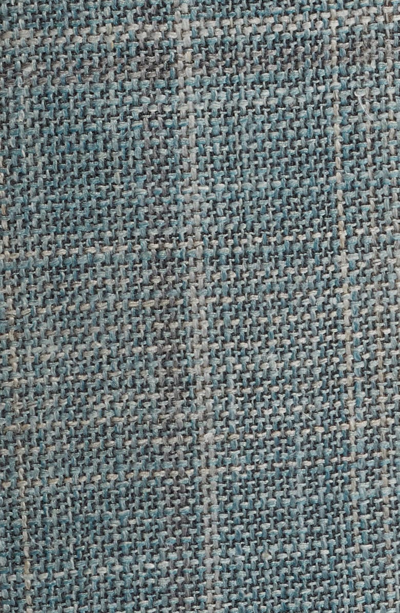 Canali Siena Regular Fit Light Green Plaid Wool & Silk Blend Sport Coat, Alternate, color, Green