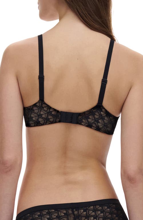 Chantelle Lingerie Ace Spacer T-Shirt Bra in Black 