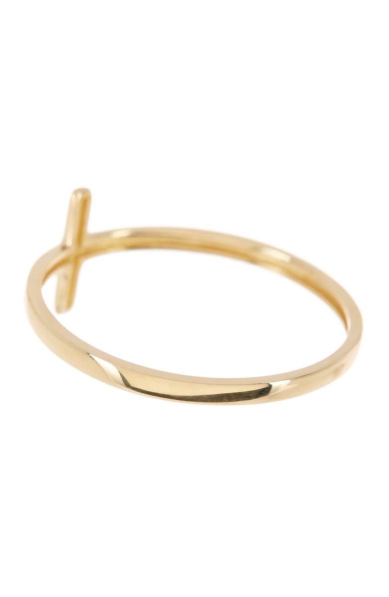 KARAT RUSH 14K Yellow Gold Cross Ring, Alternate, color,