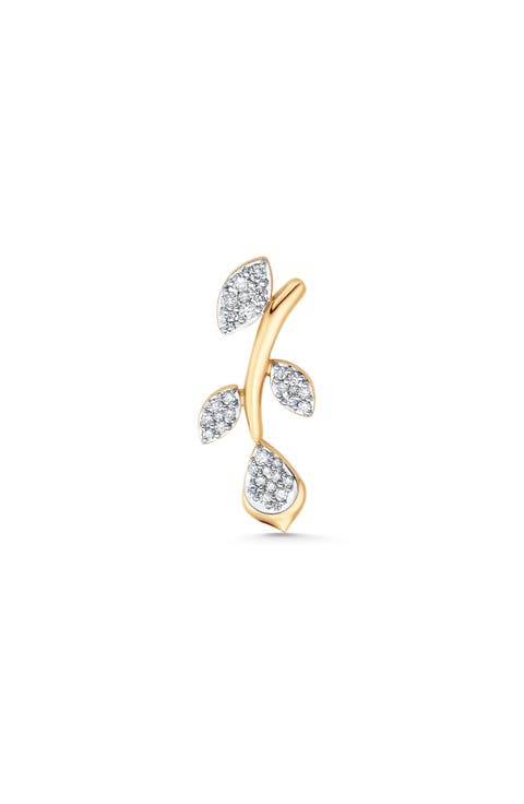 Lierre Reverie Diamond Pavé Ear Crawler