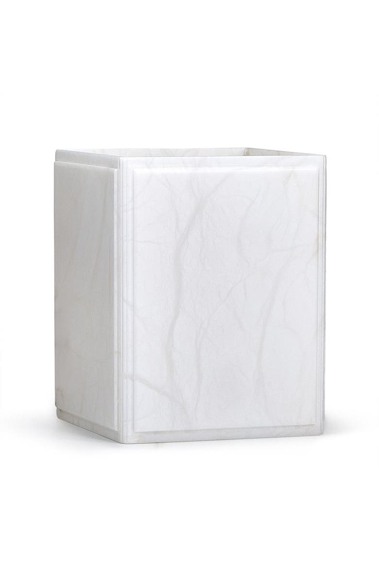 Claudia Waste Basket, Main, color, WHITE