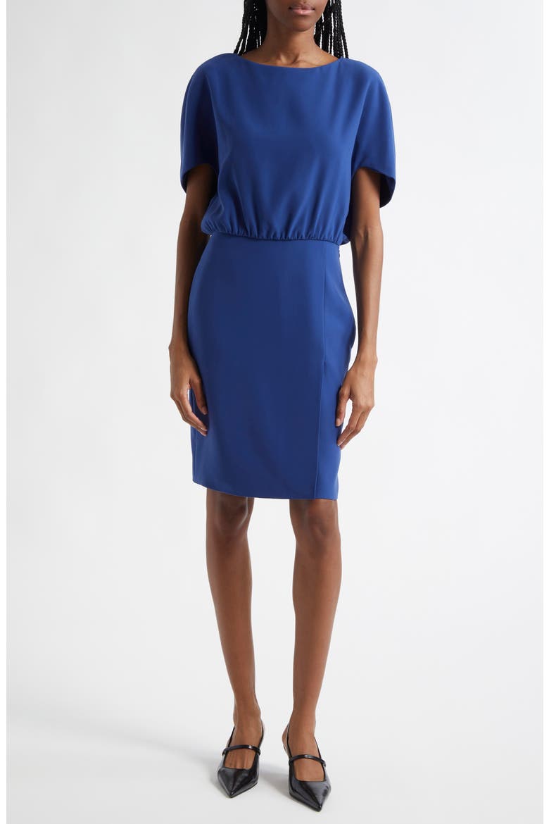 Cady Cape Sleeve Dress, Main, color, COBALT BLUE