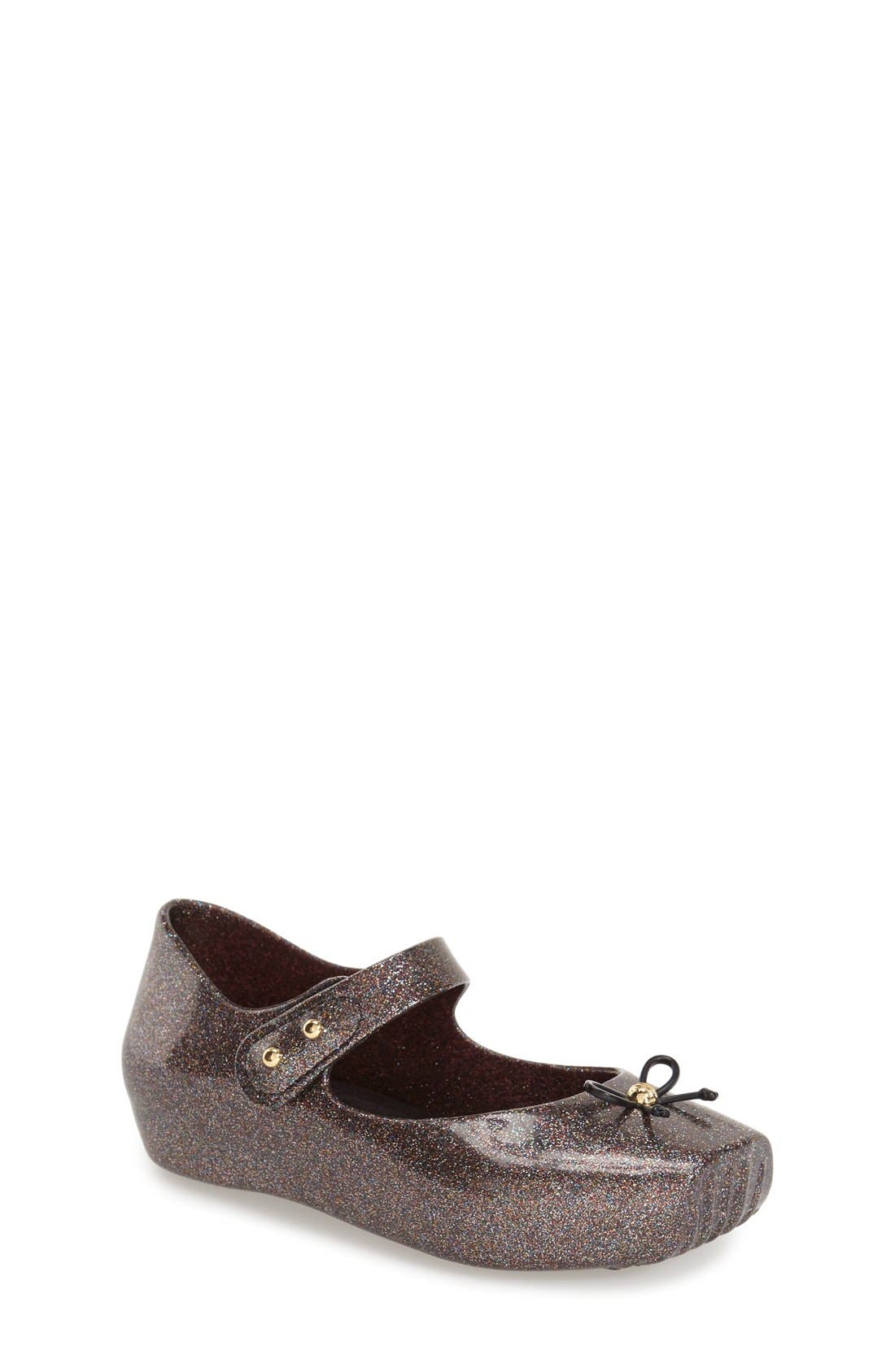 Ballet Slip-On, Main, color, BLACK GLITTER
