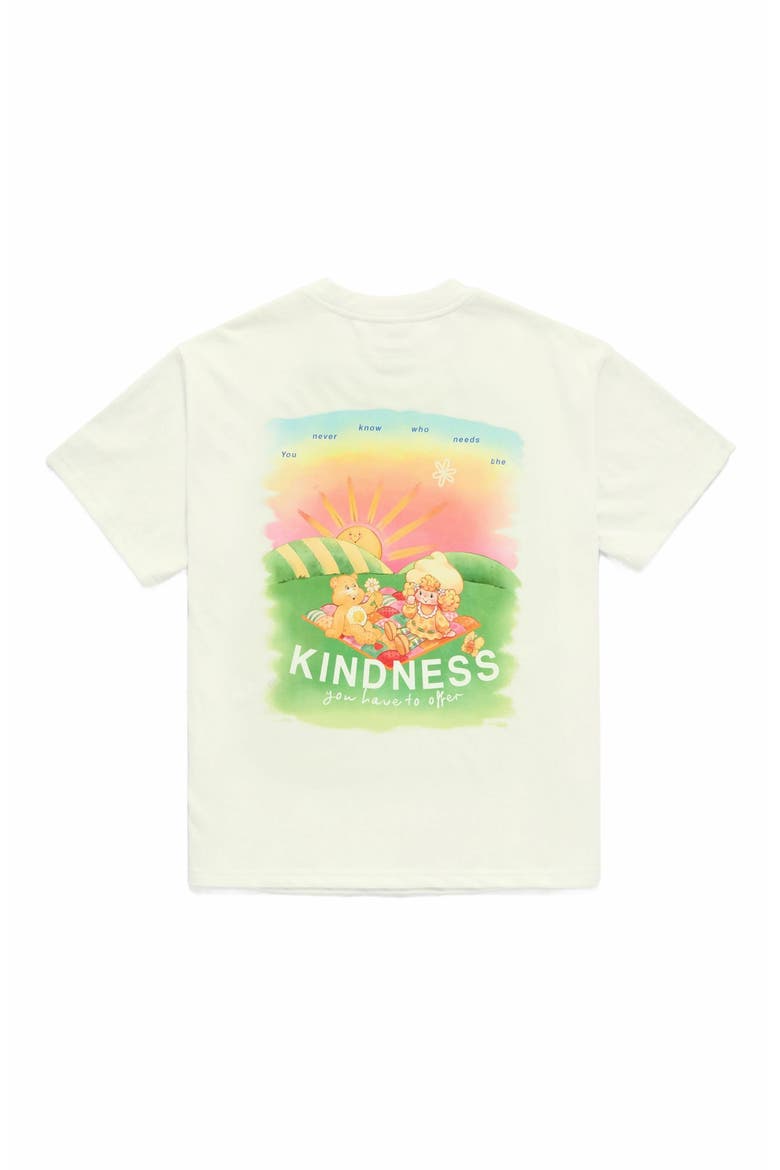 OFFER KINDNESS OVERSIZED TEE, Alternate, color, WHITE