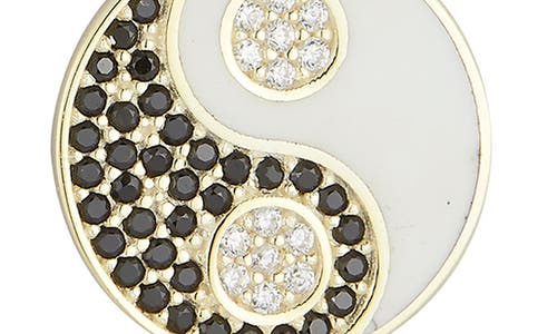 Sphera Milano Yin & Yang Pendant Necklace In Gold
