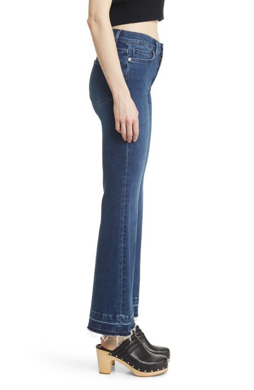 Frame Women's Le Easy High-rise Stretch Flared Crop Jeans In Thunderstorm