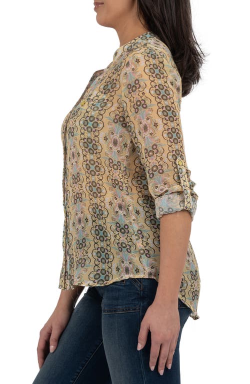 Kut From The Kloth Jasmine Chiffon Button-up Shirt