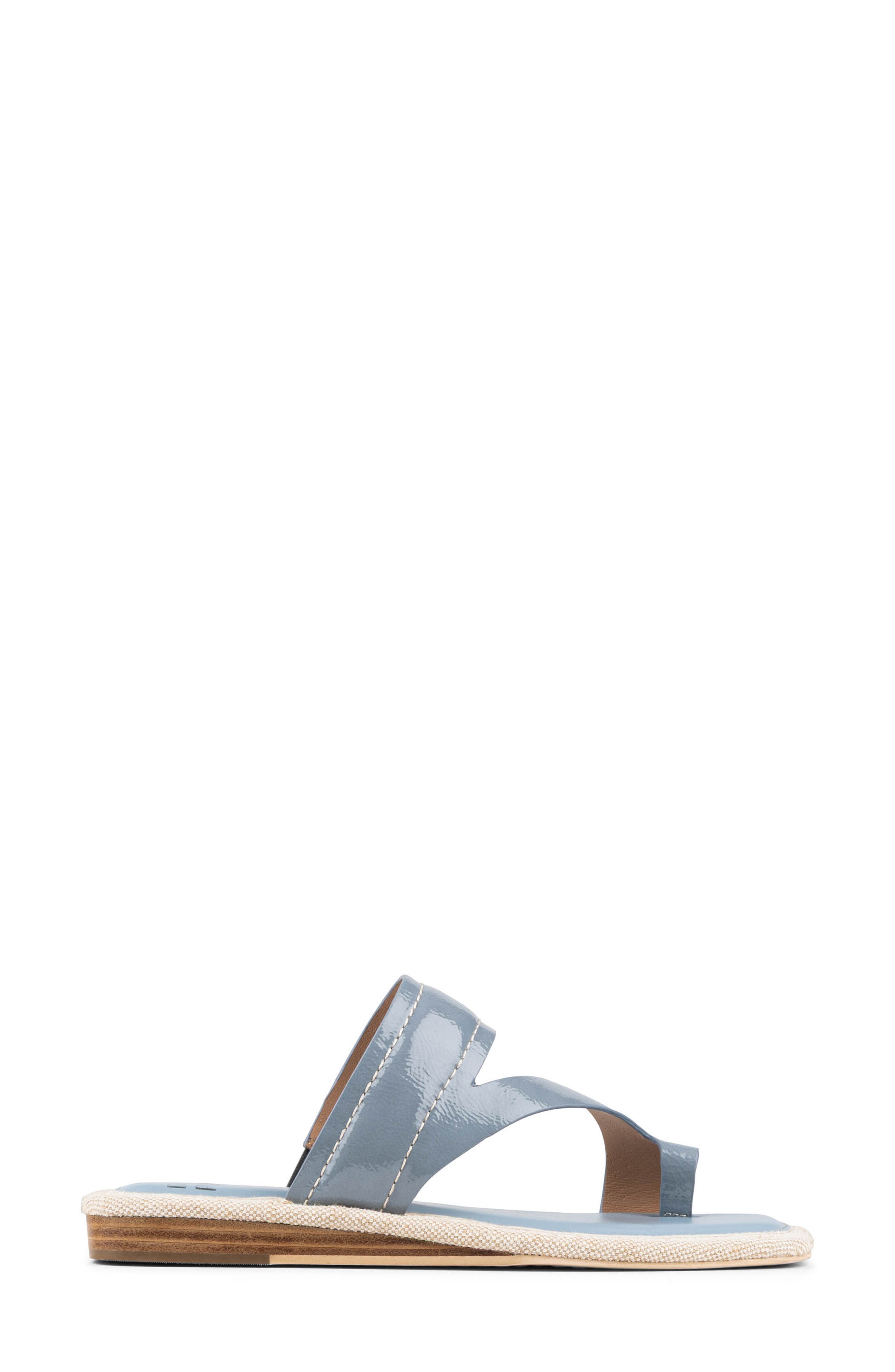Wedge Toe Loop Sandal, Alternate, color, CLOUD GRAY