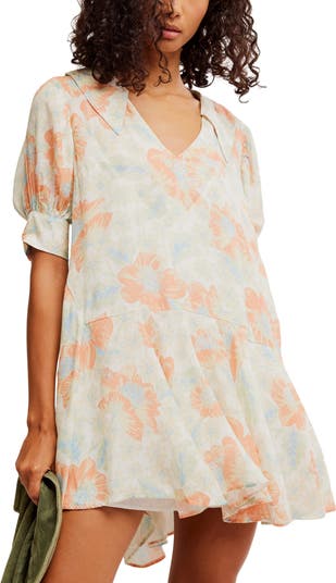Moon Chaser Tiered Shift Minidress
