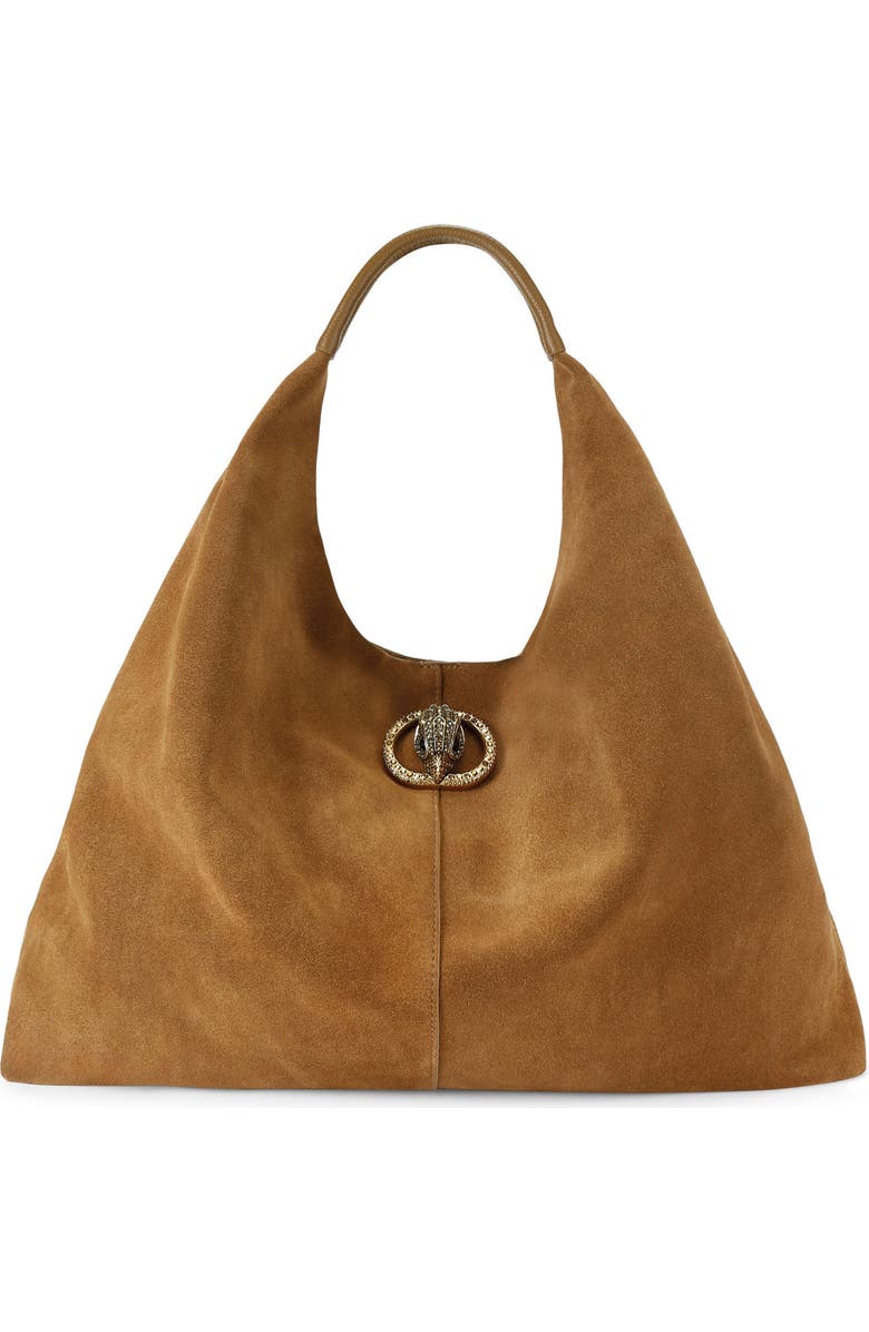 Kurt Geiger London Large Chelsea Slouch Hobo Bag, Main, color, Light/ Pastel Brown