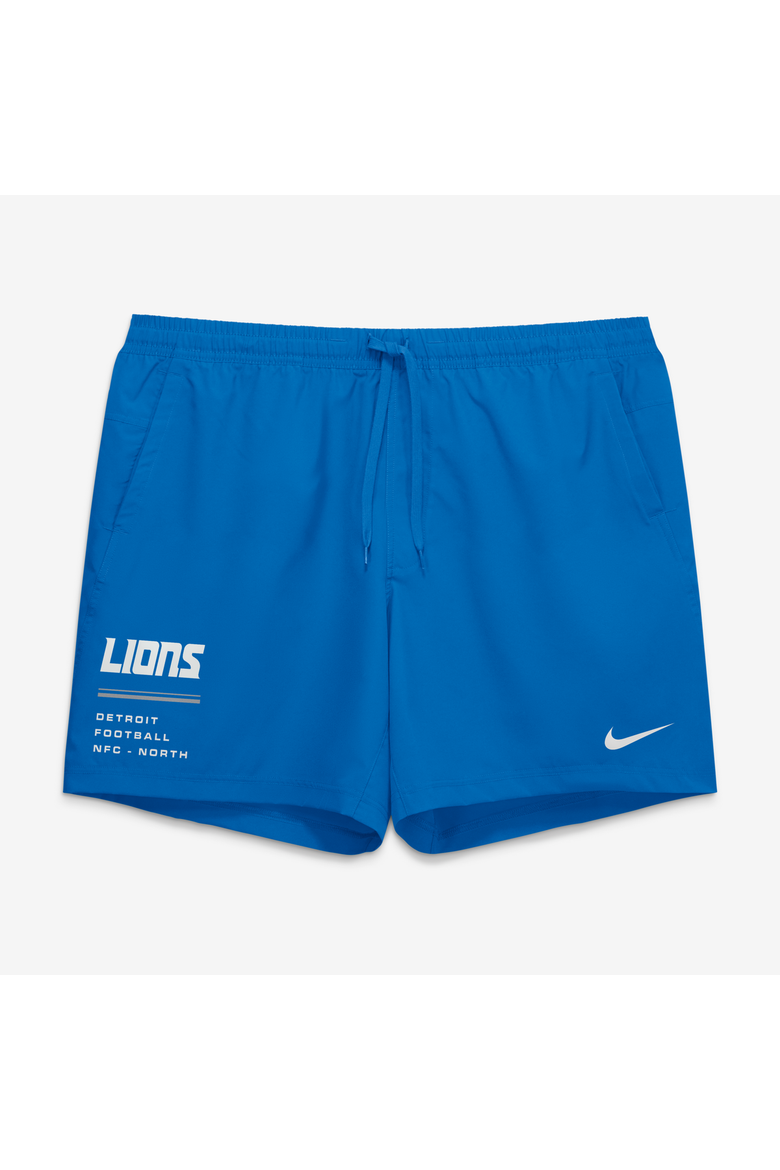 Men's Nike Blue Detroit Lions Form Dri-FIT Shorts, Alternate, color, Blue