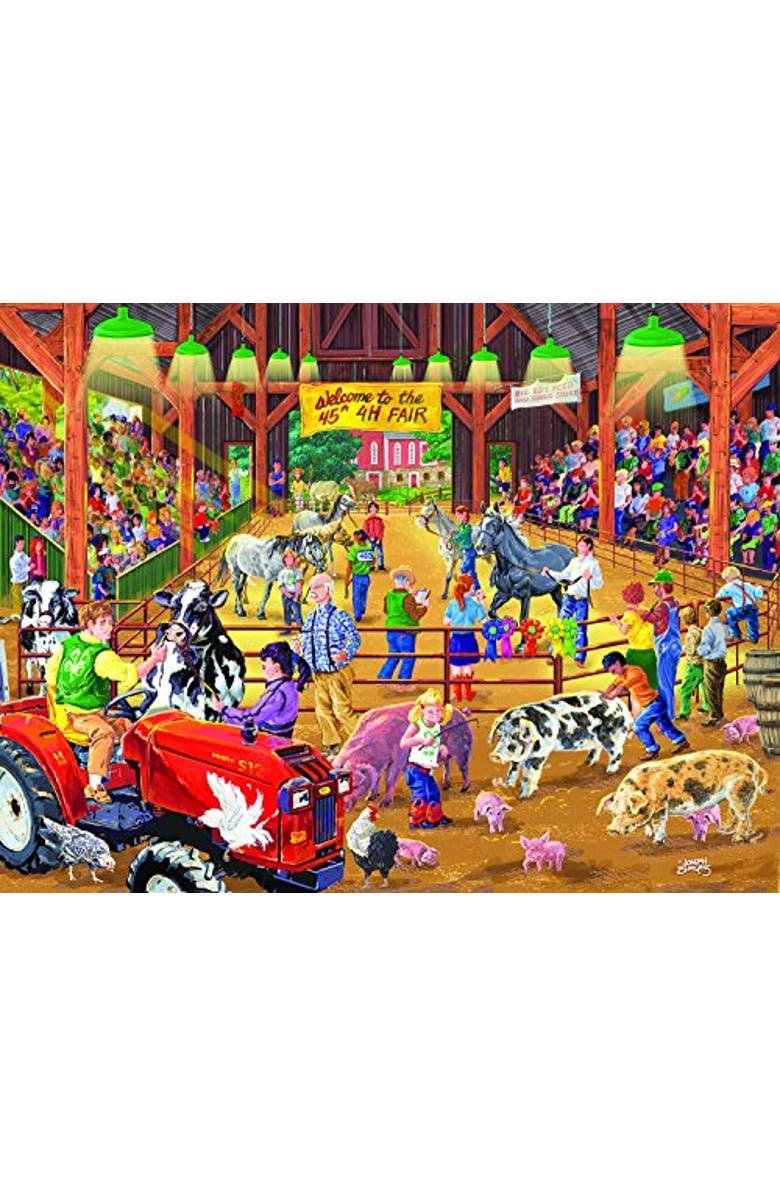 Sunsout 4H Fair 300 piece Jigsaw Puzzle for Adults, Main, color, Multicolor