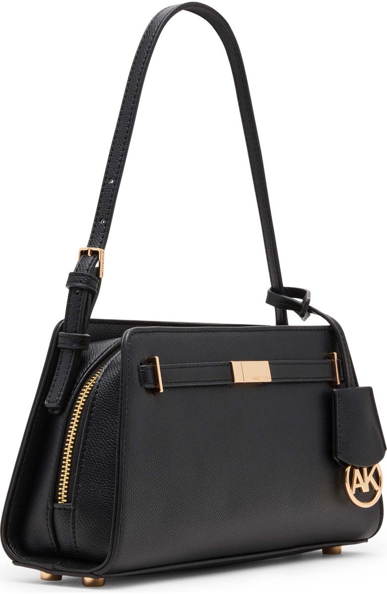 Anne Klein Belted Shoulder Bag, Alternate, color, Black