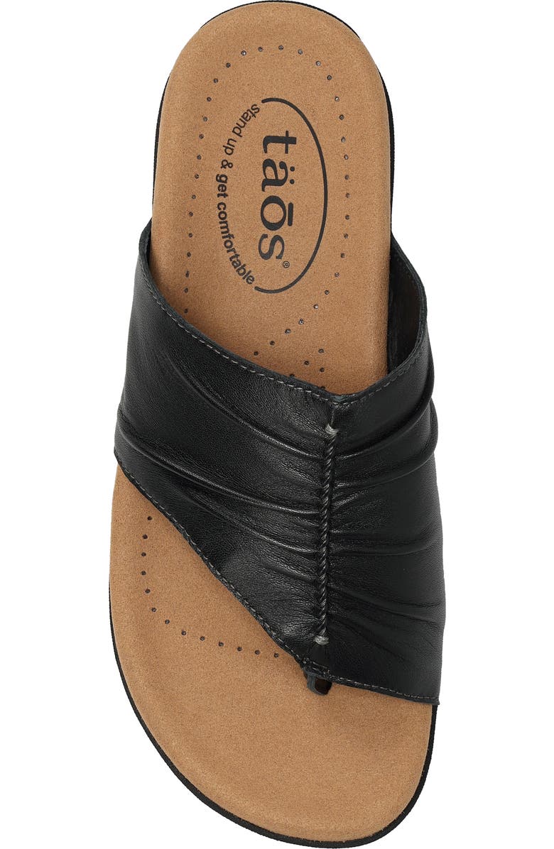 Taos Gift 2 Sandal, Alternate, color, Black Leather