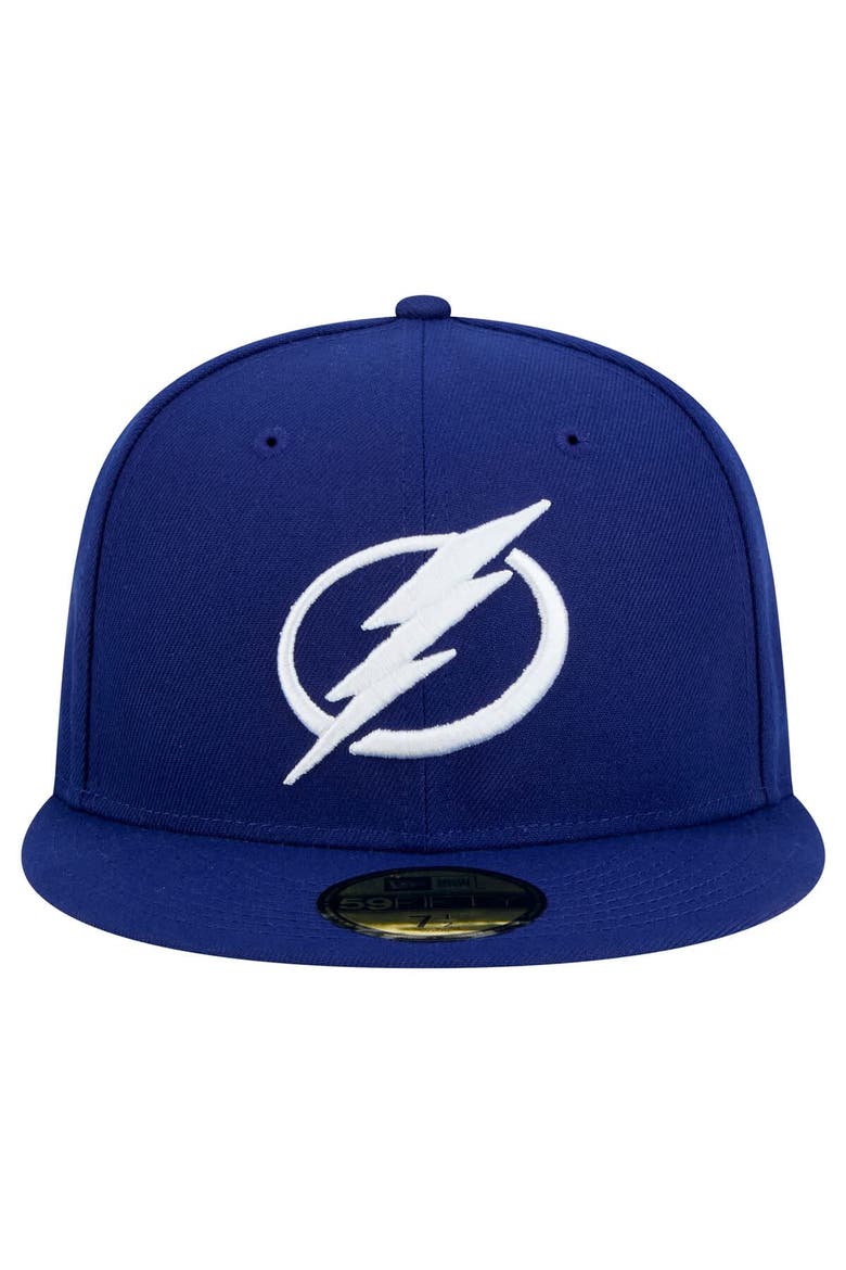 Men's New Era Blue Tampa Bay Lightning Core 59FIFTY Fitted Hat, Alternate, color, Blue