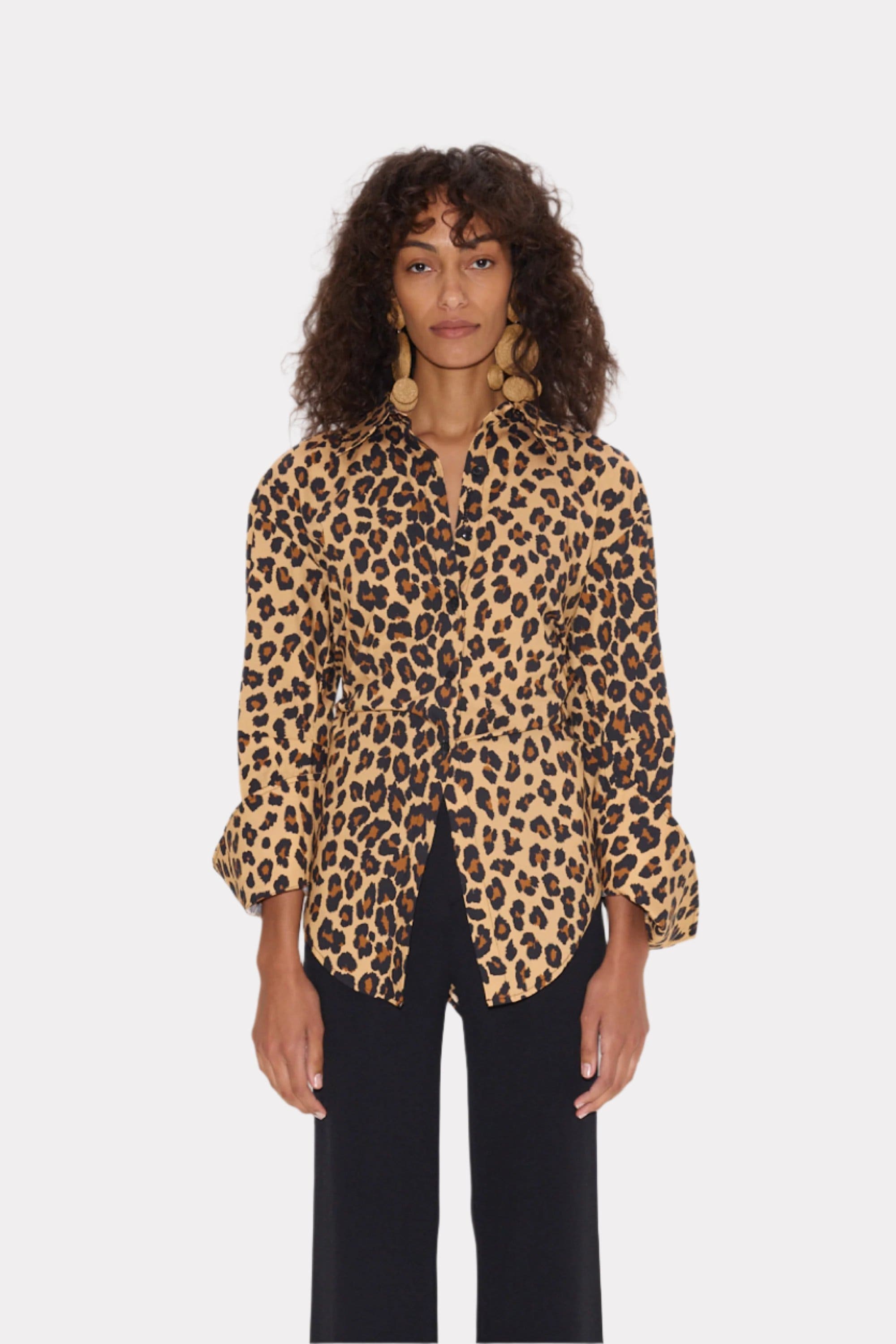 LOCH SLEEVELESS POPLIN BUTTON UP
