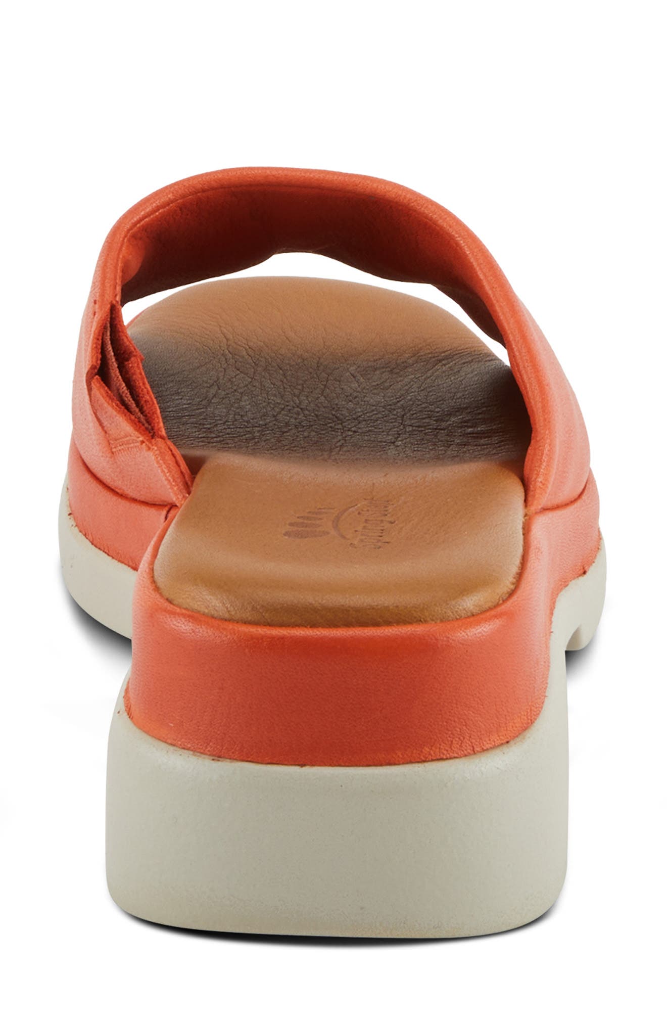 Fire Island Platform Slide Sandal, Alternate, color, MANGO