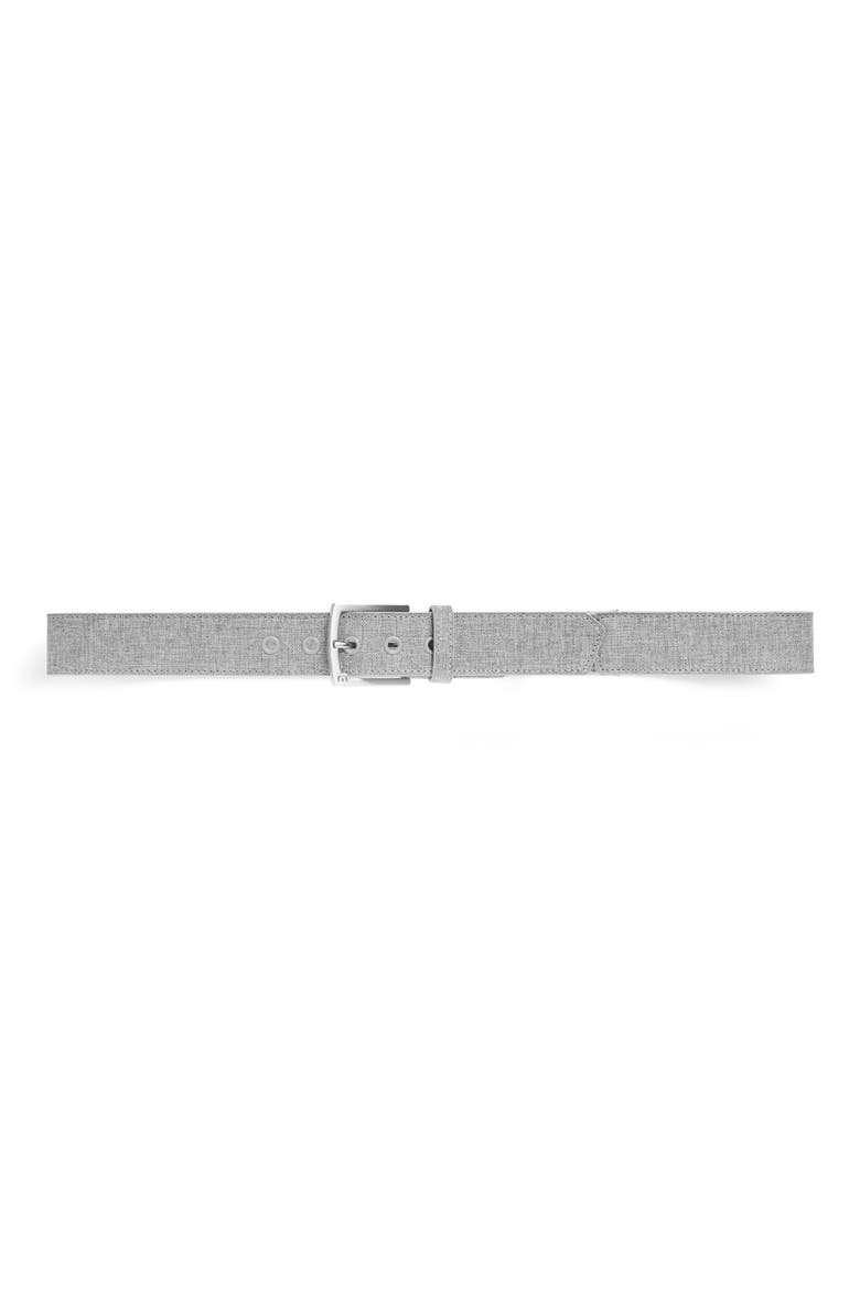Fresh Look Woven Belt, Alternate, color, HEATHER GREY