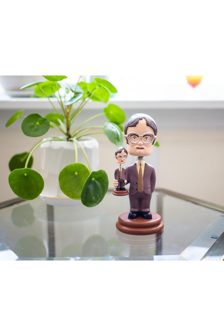 The Office Double Dwight Bobblehead Collectible Figure | 5 Inches Tall, Alternate, color, Brown