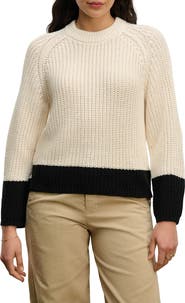 VELVET Chunky Pima Cotton Crewneck Sweater