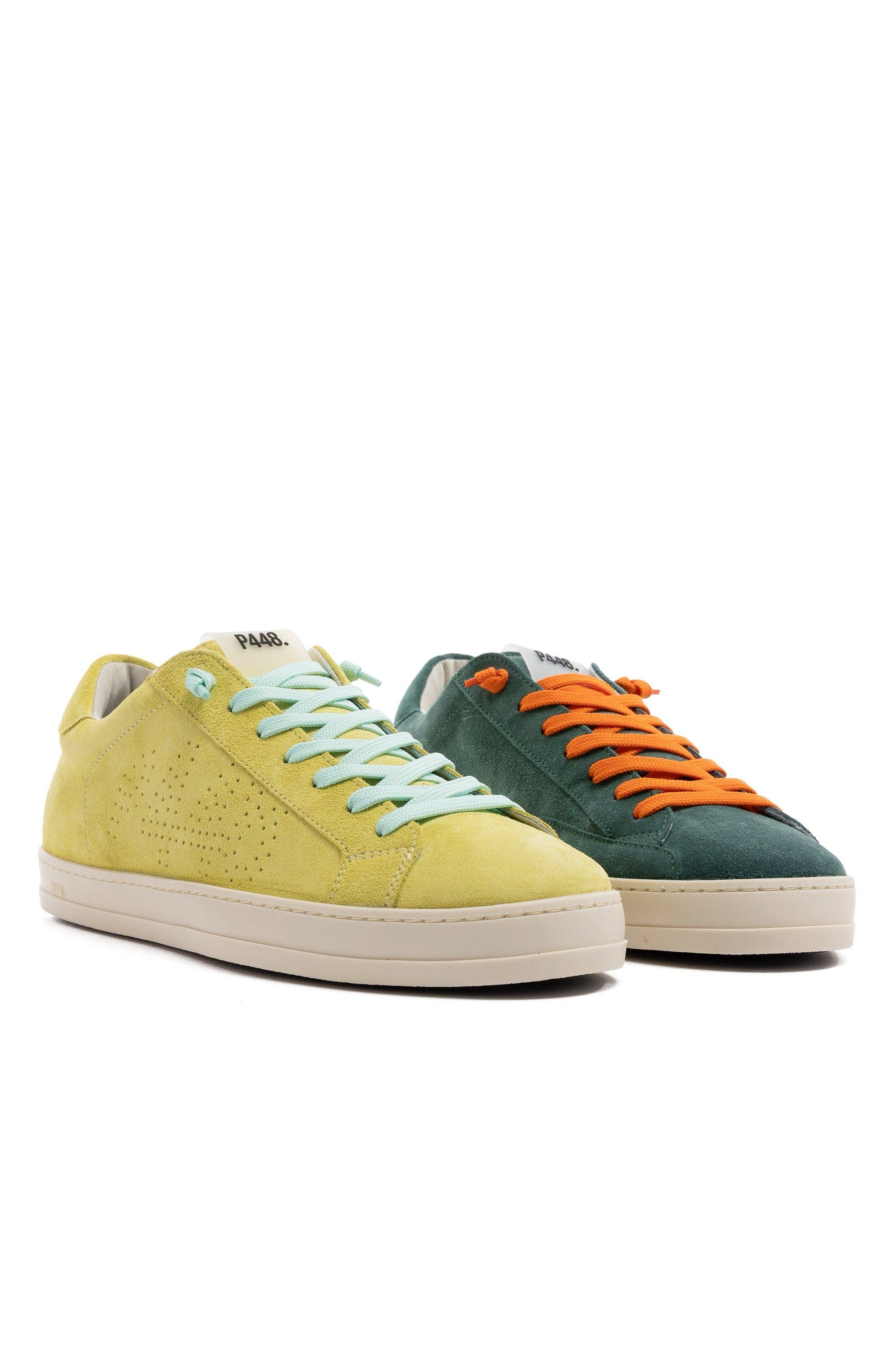 P448 John Kaleidoscope Sneaker, Main, color, Lemon