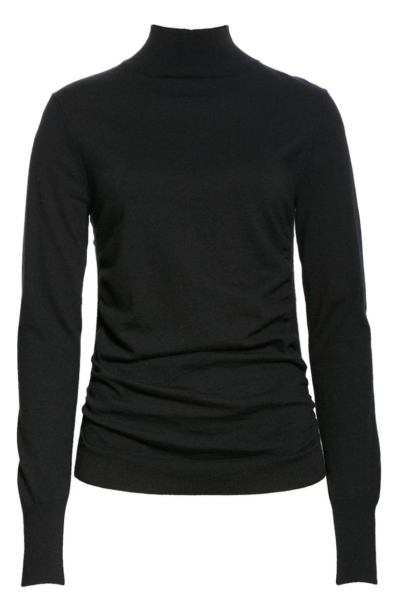 FRAME Luxe Silk Blend Turtleneck Sweater, Alternate, color, 
