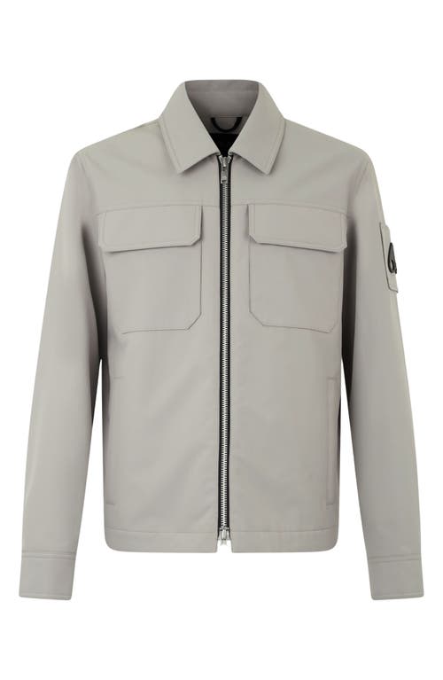 Moose Knuckles Jacques Water Repellent Shirt Jacket In Dusk