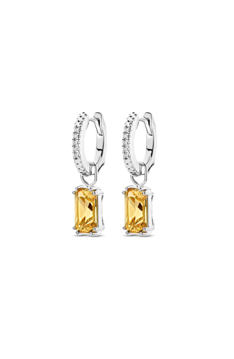 DPT Antwerp Citrine Hoops, Main, color, Citrine