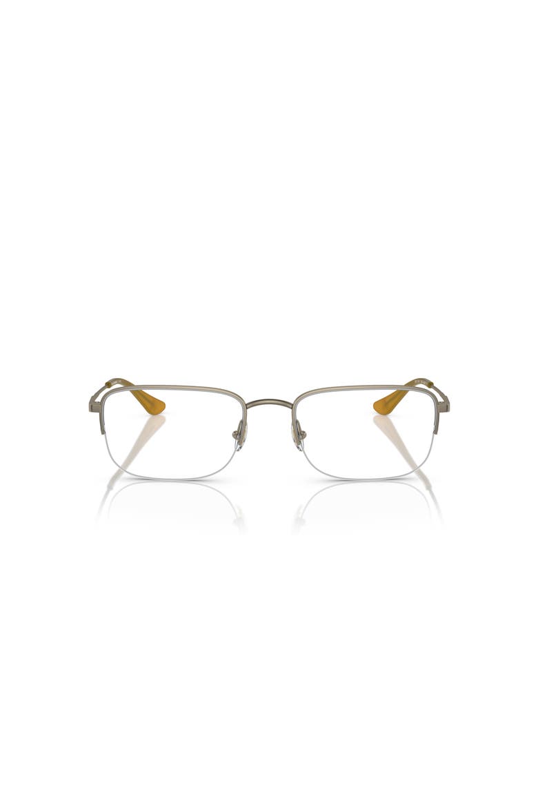 55mm Rectangle optical glasses, Alternate, color, Gold