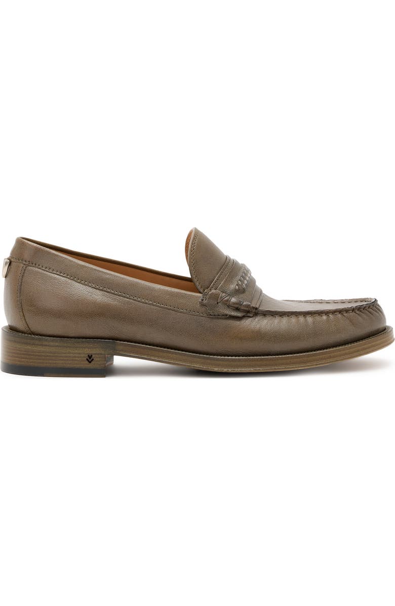 John Varvatos Hawthorne Chain Bit Loafer, Alternate, color, Wood Brown