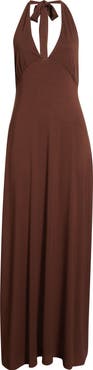PacSun Third Charm Alexa Halter Maxi Dress