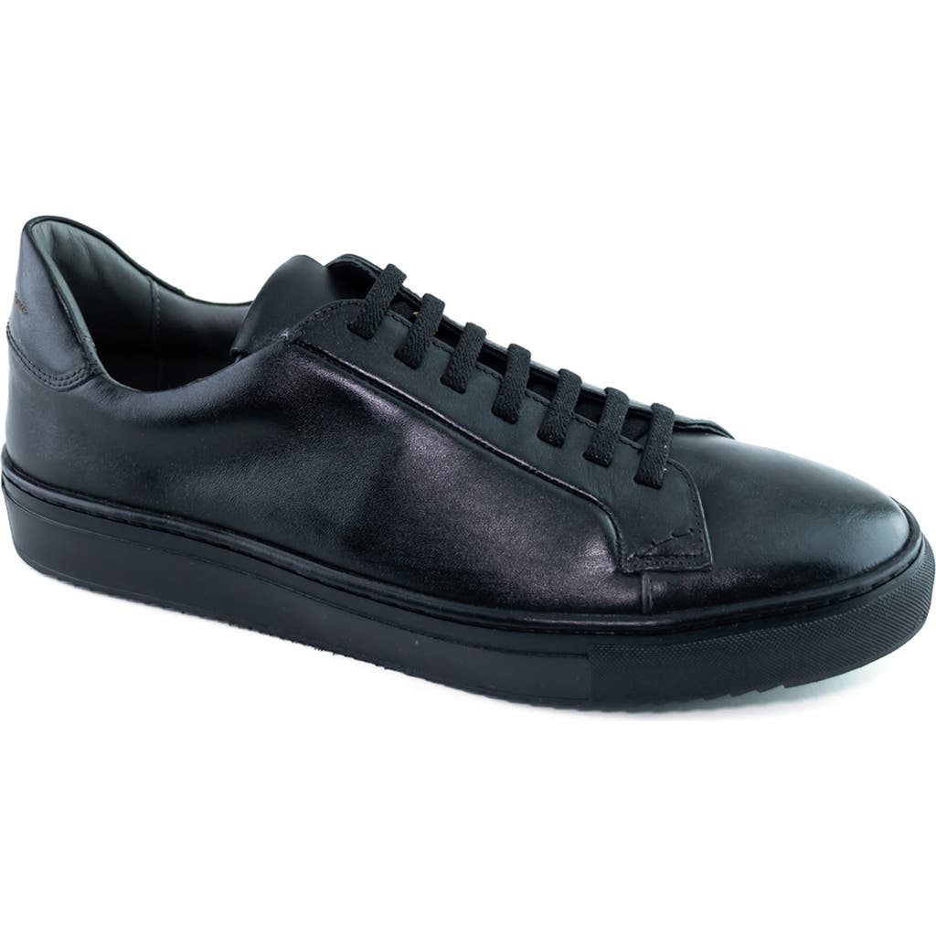 Gernie 36s Low Top Sneaker In Black Napa