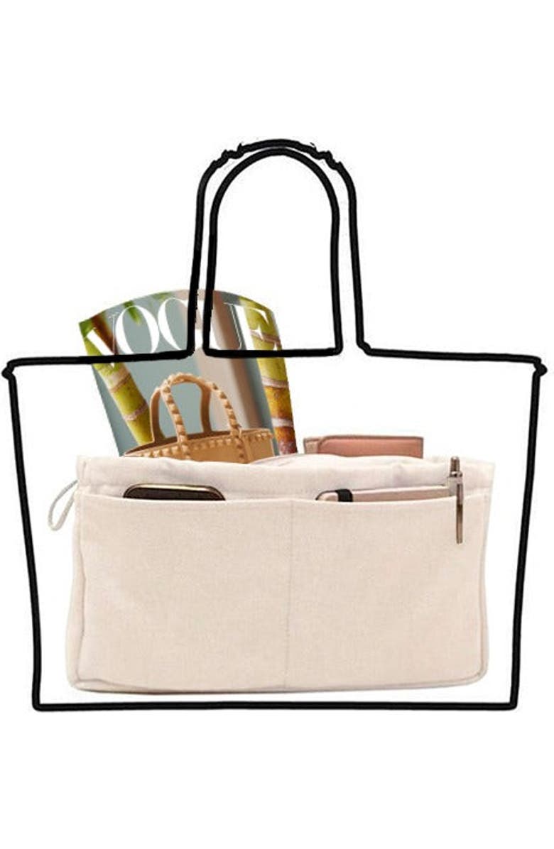 CARMEN SOL Borsello Organizer Handbag, Main, color, Nude