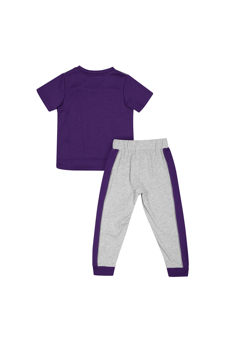 Toddler Colosseum Purple/Heather Gray Kansas State Wildcats Ka-Boot-It Jersey & Pants Set, Alternate, color, Purple