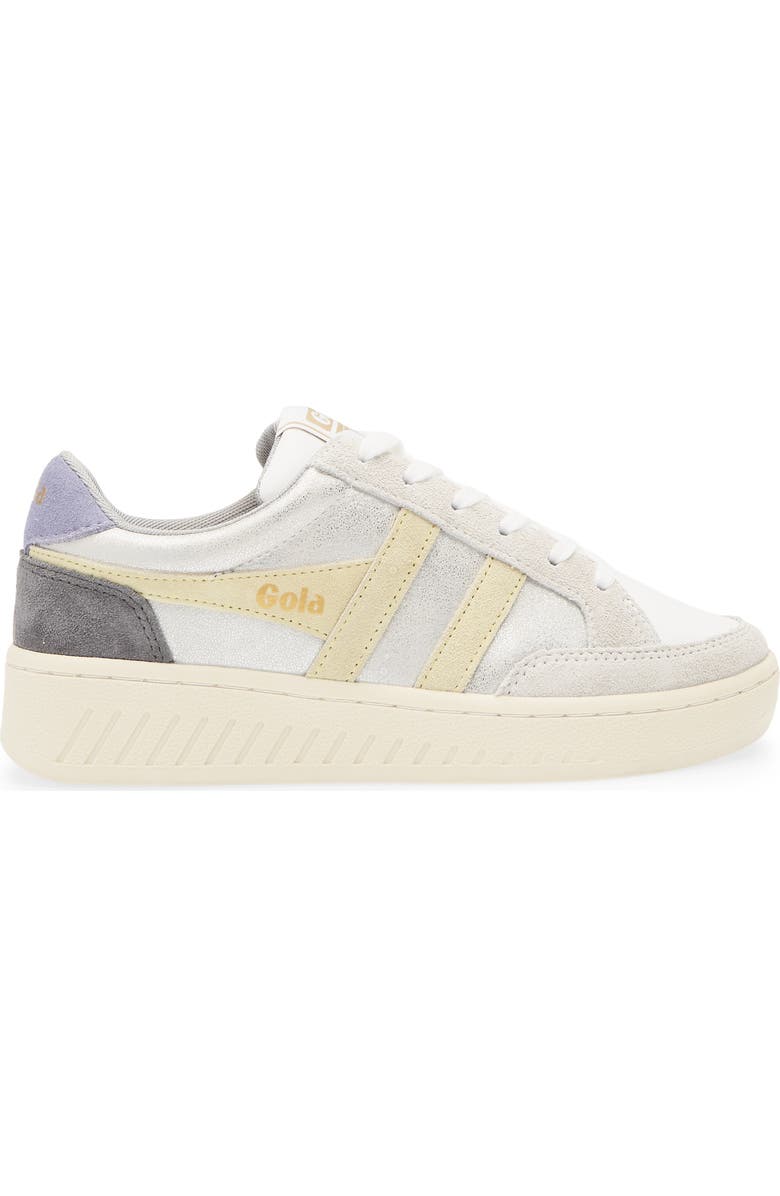 Gola Super Slam Blaze Sneaker, Alternate, color, Silver/ Lemon/ Lavender