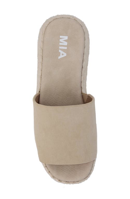 Mia Freyja Platform Wedge Sandal In Sand