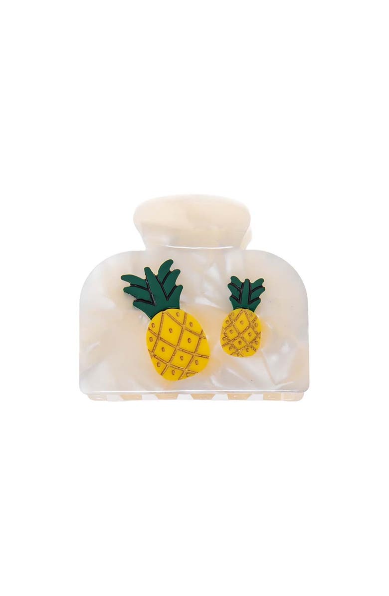 BY ADINA EDEN Mommy & Me Pineapple Claw Clip, Main, color, 
