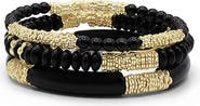 Bowood Lane Midnight Beach Bracelet Stack