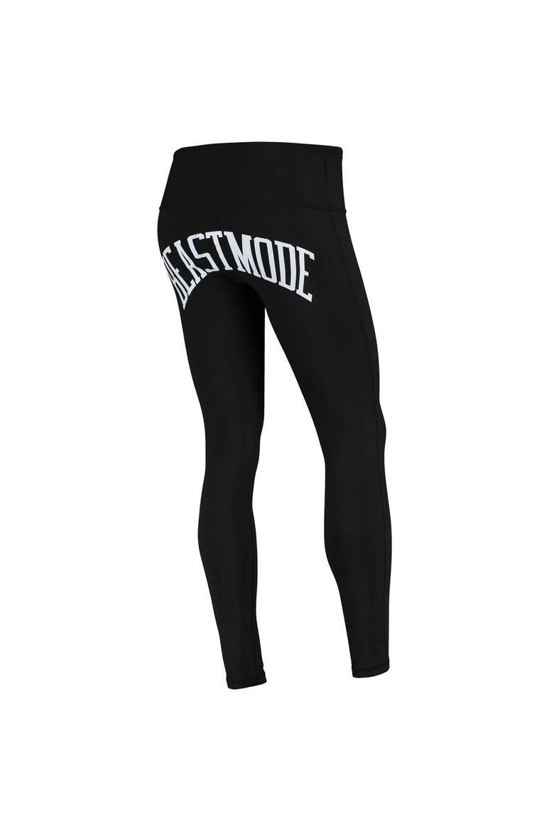 Women's Beast Mode Black Basic Collegiate Leggings, Alternate, color, Black