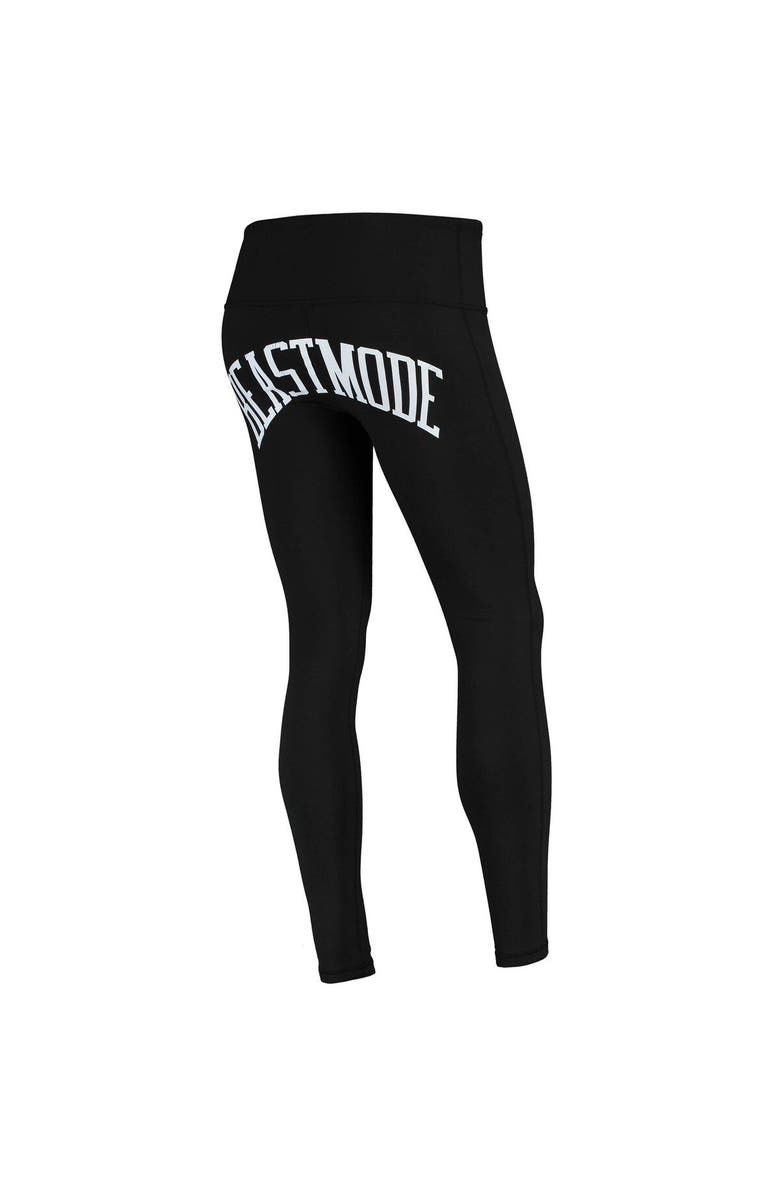 Beast Mode Women's Beast Mode Black Basic Collegiate Leggings, Alternate, color, 
