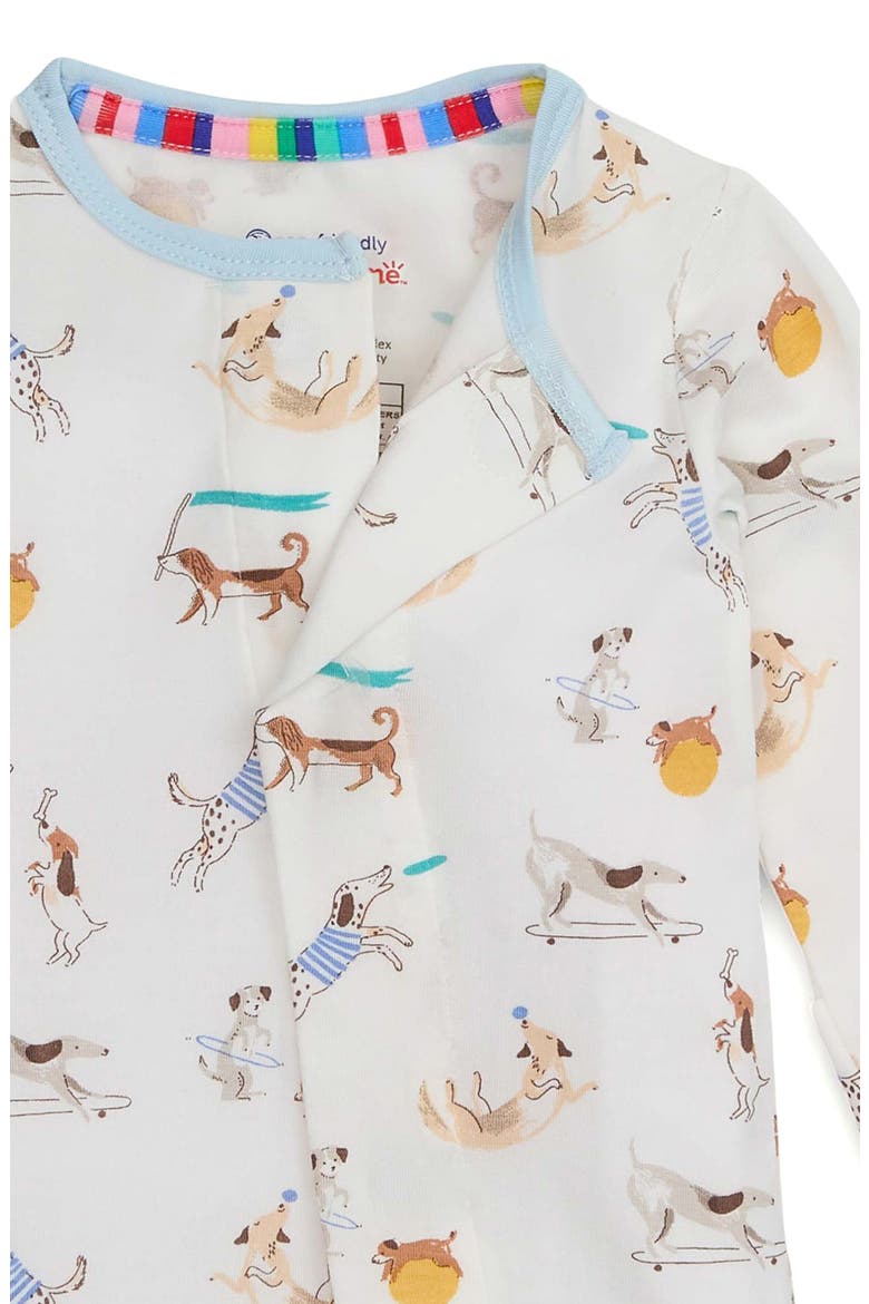 Howlarious Footie, Alternate, color, WHITE
