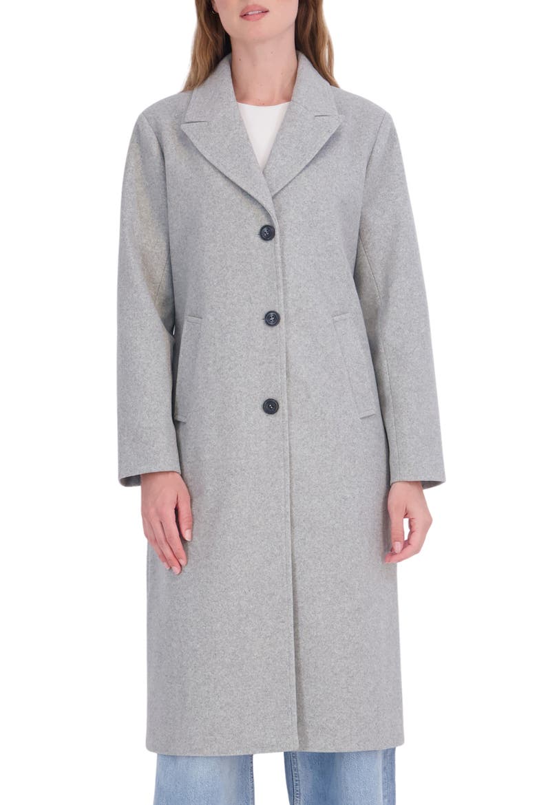 Single Breasted Coat, Main, color, LIGHT GREY