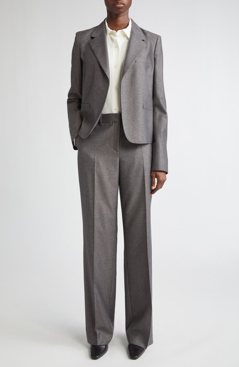 Lafayette 148 New York Gates Wide Leg Pants, Alternate, color, Cinder Multi