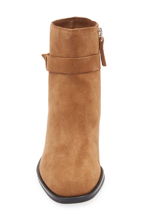 Dolce Vita Leland Suede Block Heel Boot In Brown
